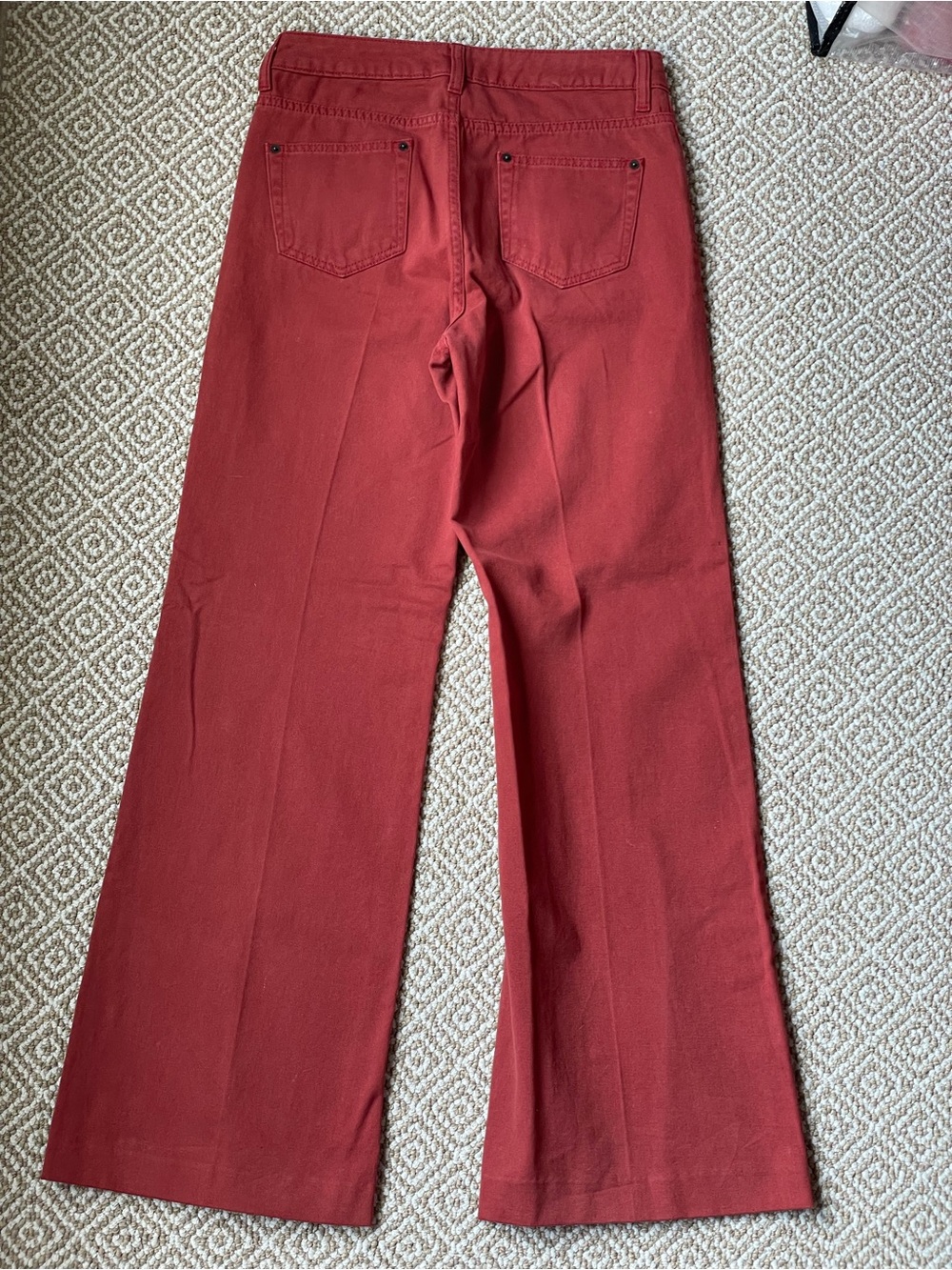 ASOS Rust Red Straight-Leg Jeans - Picture 5 of 9